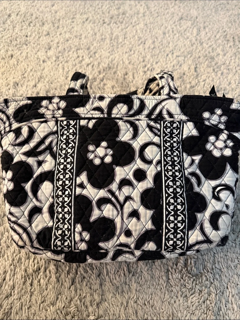 Vera Bradley Quilted Floral Tote with Wallet. Eclectic grandpa cozy tote wallet